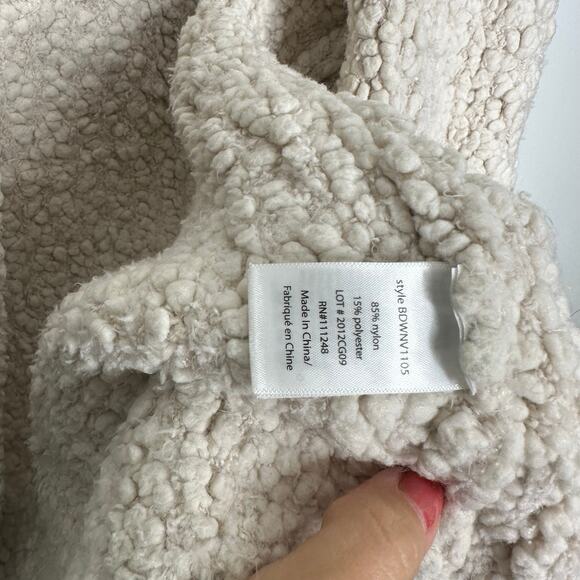 BAREFOOT DREAMS Boucle Cardi in Almond BDWNV1105 cozy open front women's XS - Picture 5 of 6